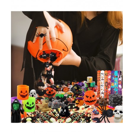 Halloween Party Favors Toys for Kids Halloween Fidget Toys Packs Halloween Party Gift Goodie Bag Fillers Stuffers Treasure Bo...
