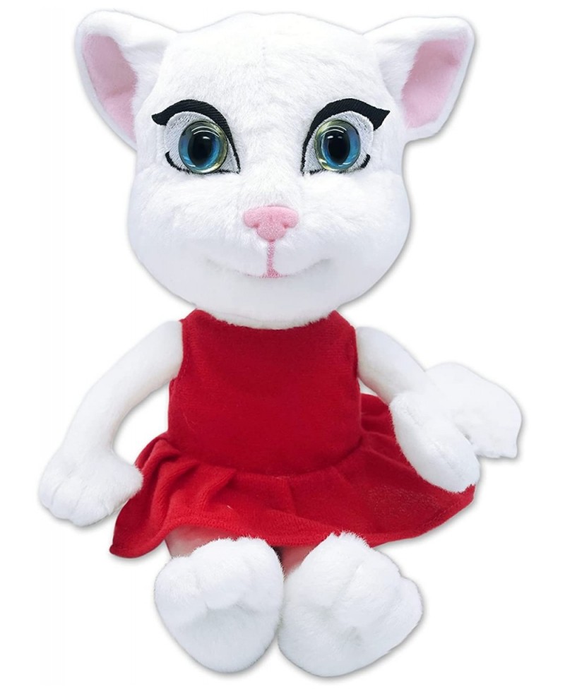 Official Talking Tom & Friends 10 Inch Angela Plush Toy with Interactive Talkback & App Sounds Features | an Original Fun & E...