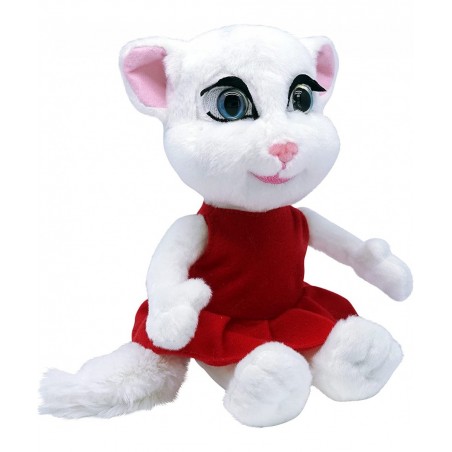 Official Talking Tom & Friends 10 Inch Angela Plush Toy with Interactive Talkback & App Sounds Features | an Original Fun & E...