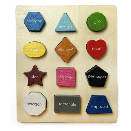 Basic Shape Sorter Toys 12-Piece Educational Puzzle for Preschool-Aged Children $18.67 Early Development & Activity Toys