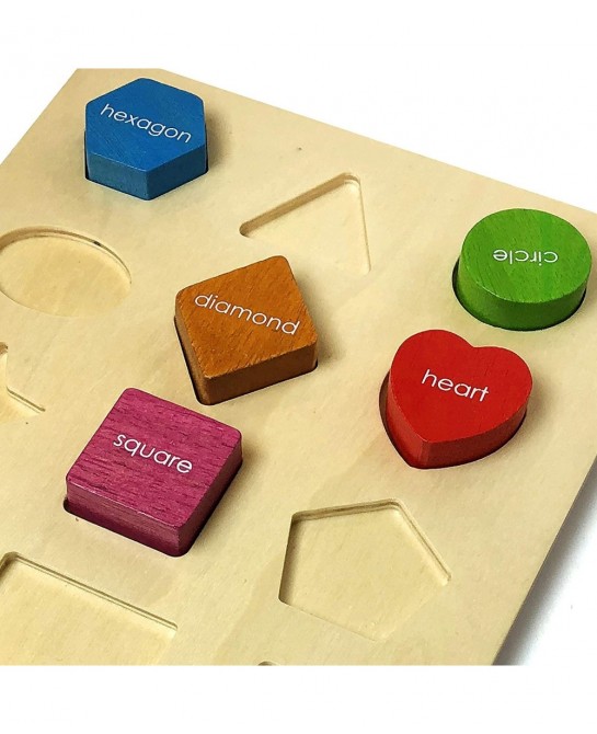 Basic Shape Sorter Toys 12-Piece Educational Puzzle for Preschool-Aged Children $18.67 Early Development & Activity Toys