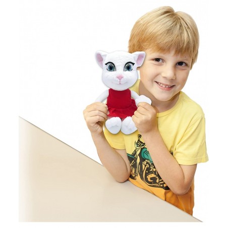 Official Talking Tom & Friends 10 Inch Angela Plush Toy with Interactive Talkback & App Sounds Features | an Original Fun & E...