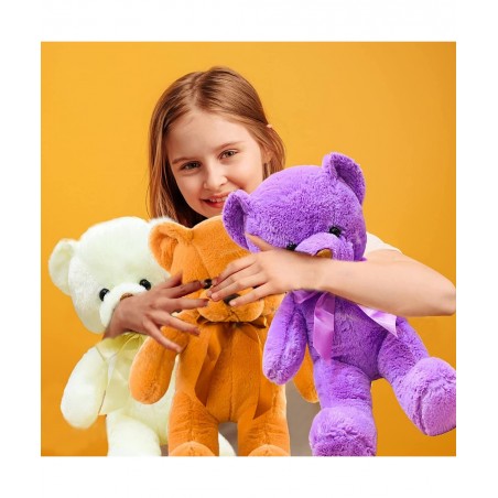 12 Pack Teddy Bears Stuffed Animals 12 Inch Teddy Bear Soft Plush Toy with Bow Tie for Kids Girls Birthday Baby Shower Bear F...