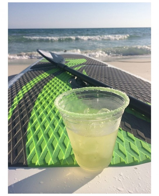 RITA RIMS Plastic Margarita Glasses. Ready To Drink. Premade Margarita Kit Gift Set with disposable margarita glasses pre rim...