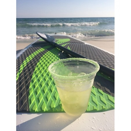 RITA RIMS Plastic Margarita Glasses. Ready To Drink. Premade Margarita Kit Gift Set with disposable margarita glasses pre rim...