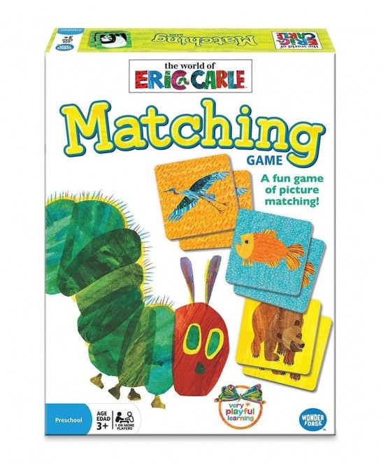 Eric Carle Matching Game For Boys & Girls Age 3 To 5 - A Fun & Fast Animal Memory Game $17.95 Card Games