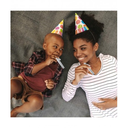 4.75 Inch Metal Kazoo - Set of 3 - Fun Humming Musical Instrument for Kids and Adults - Durable Music Toys - Cool Birthday Fa...