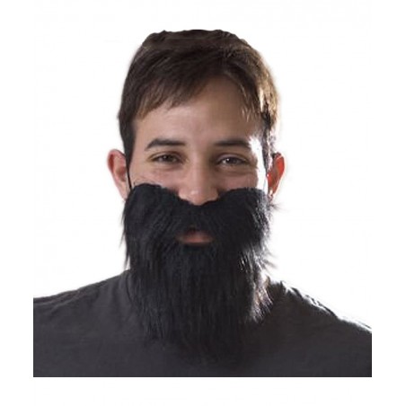 Loftus Lumberjack Mountain Man Beard & Moustache Set Black One Size $13.07 Gags & Practical Joke Toys