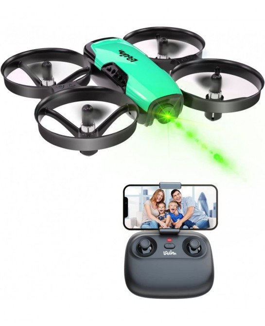 | Drones for Kids with Camera - Mini Drone Remote Control Quadcopter UAV with 90° Adjustable Camera Security Guards FPV Real ...