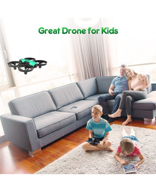 | Drones for Kids with Camera - Mini Drone Remote Control Quadcopter UAV with 90° Adjustable Camera Security Guards FPV Real ...
