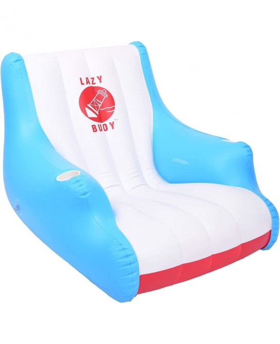 Lazy Buoy Floating Lounge Chair with Cup Holders - The Most Comfortable Pool Float Ever $81.67 Swimming Pool & Outdoor Water ...