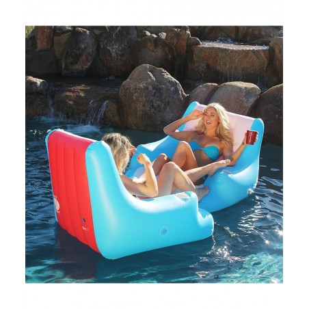 Lazy Buoy Floating Lounge Chair with Cup Holders - The Most Comfortable Pool Float Ever $81.67 Swimming Pool & Outdoor Water ...