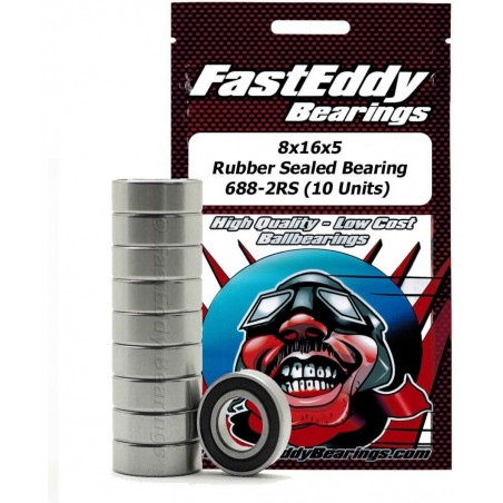 for The Traxxas 5118 Rubber Sealed Replacement Bearing 8x16x5 (10 Units) $29.54 Remote & App Controlled Vehicles