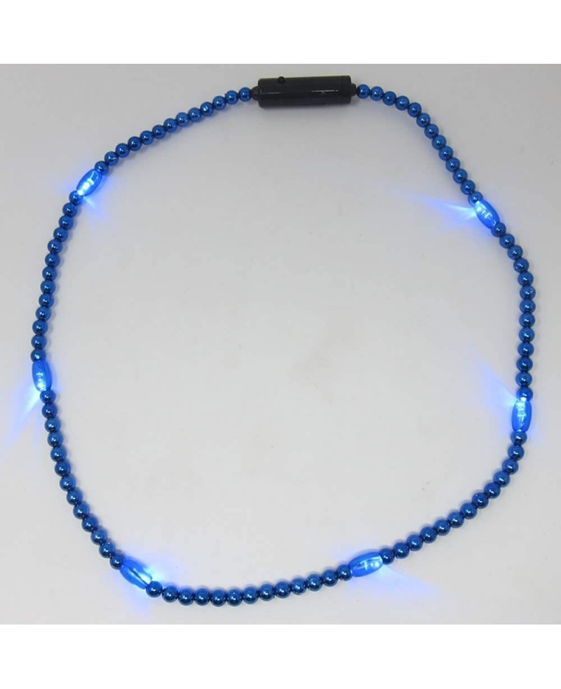 Light Up Bead Necklaces (Set of 12) Glowing LED Beaded Necklaces $80.00 Kids' Dress-Up Accessories