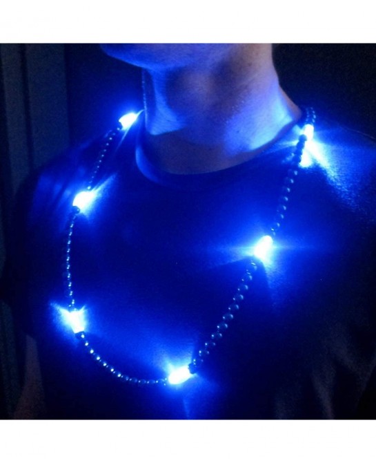 Light Up Bead Necklaces (Set of 12) Glowing LED Beaded Necklaces $80.00 Kids' Dress-Up Accessories