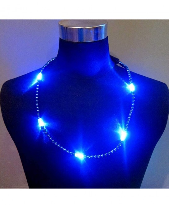 Light Up Bead Necklaces (Set of 12) Glowing LED Beaded Necklaces $80.00 Kids' Dress-Up Accessories