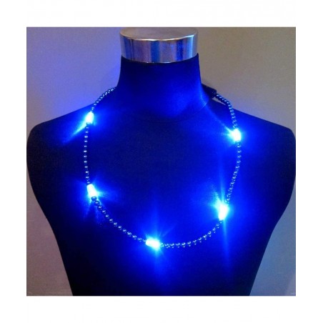 Light Up Bead Necklaces (Set of 12) Glowing LED Beaded Necklaces $80.00 Kids' Dress-Up Accessories