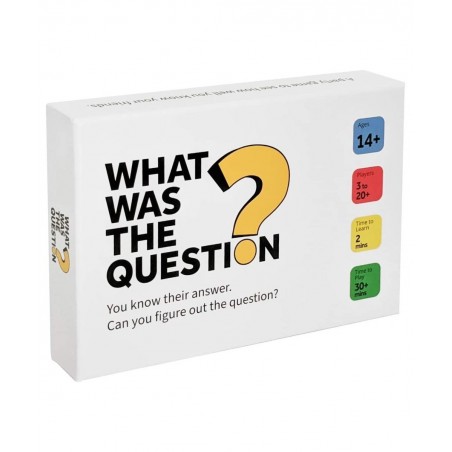 What Was the Question? – The Conversational Party Game Resulting in Hilarious Discussions $33.75 Card Games