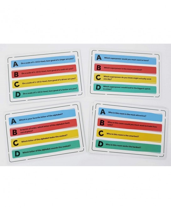What Was the Question? – The Conversational Party Game Resulting in Hilarious Discussions $33.75 Card Games