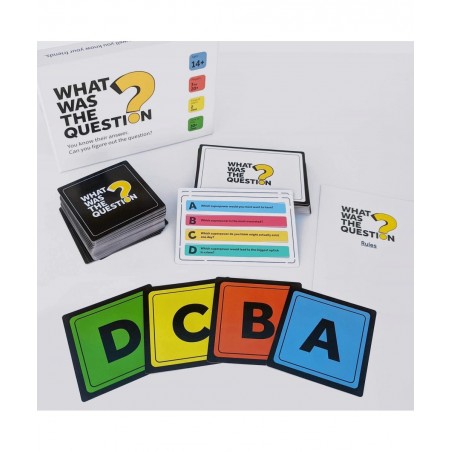 What Was the Question? – The Conversational Party Game Resulting in Hilarious Discussions $33.75 Card Games