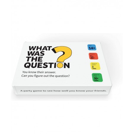 What Was the Question? – The Conversational Party Game Resulting in Hilarious Discussions $33.75 Card Games