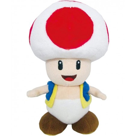 Super Mario All Star Collection 1417 Toad Stuffed Plush Multicolored 7.5 $27.85 Stuffed Animals & Teddy Bears