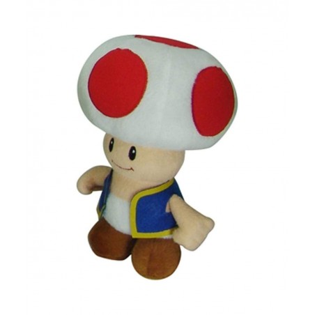 Super Mario All Star Collection 1417 Toad Stuffed Plush Multicolored 7.5 $27.85 Stuffed Animals & Teddy Bears
