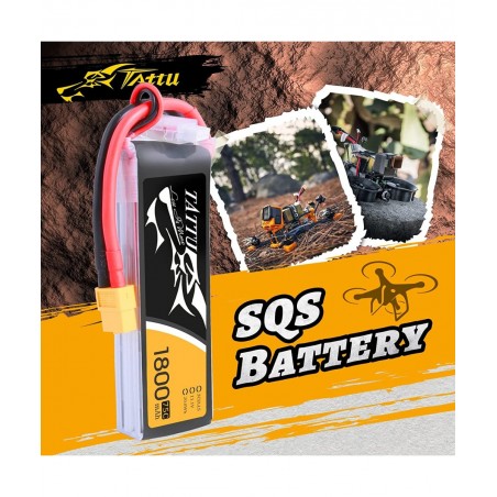 LiPo Battery Pack 1800mAh 75C 3S 11.1V with XT60 Plug for RC Helicopter Airplane Drones FPV $58.94 Hobby Remote & App Control...
