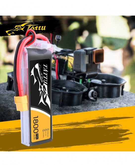 LiPo Battery Pack 1800mAh 75C 3S 11.1V with XT60 Plug for RC Helicopter Airplane Drones FPV $58.94 Hobby Remote & App Control...