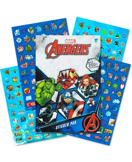 Superhero Stickers for Kids Boys Girls Set ~ Over 1200 Licensed Super Hero Stickers on 40 Sheets Featuring Marvel Avengers Ju...