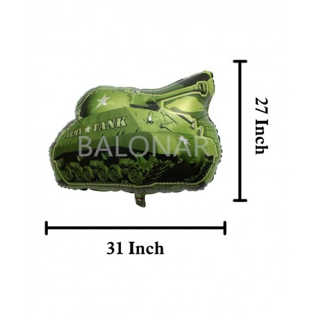7PCS Train Ambulance Police Car School Bus Fire Truck Tank Foil Balloons Vehicles Balloons for Child Birthday Party Supplies ...