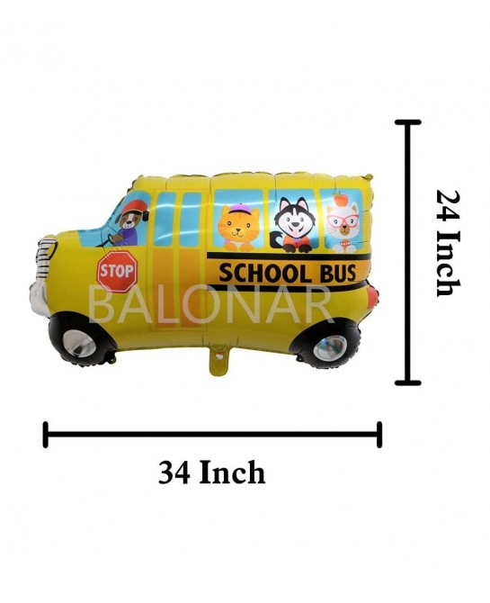 7PCS Train Ambulance Police Car School Bus Fire Truck Tank Foil Balloons Vehicles Balloons for Child Birthday Party Supplies ...
