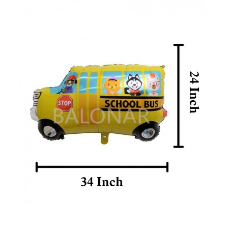 7PCS Train Ambulance Police Car School Bus Fire Truck Tank Foil Balloons Vehicles Balloons for Child Birthday Party Supplies ...