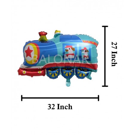 7PCS Train Ambulance Police Car School Bus Fire Truck Tank Foil Balloons Vehicles Balloons for Child Birthday Party Supplies ...