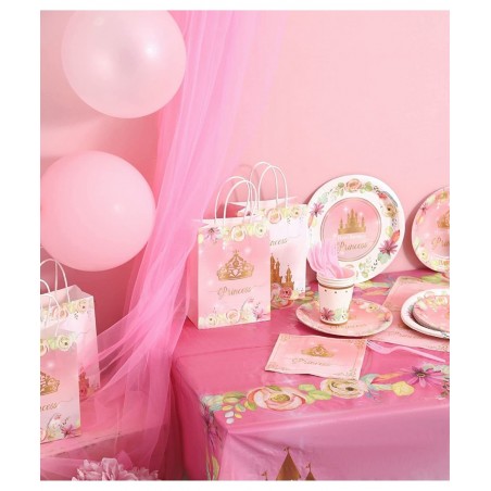 Princess Gift Bags with Handles - 16 PK - the Paper Bag Princess for Party Favor Princess Paper Bags for Princess Party Decor...