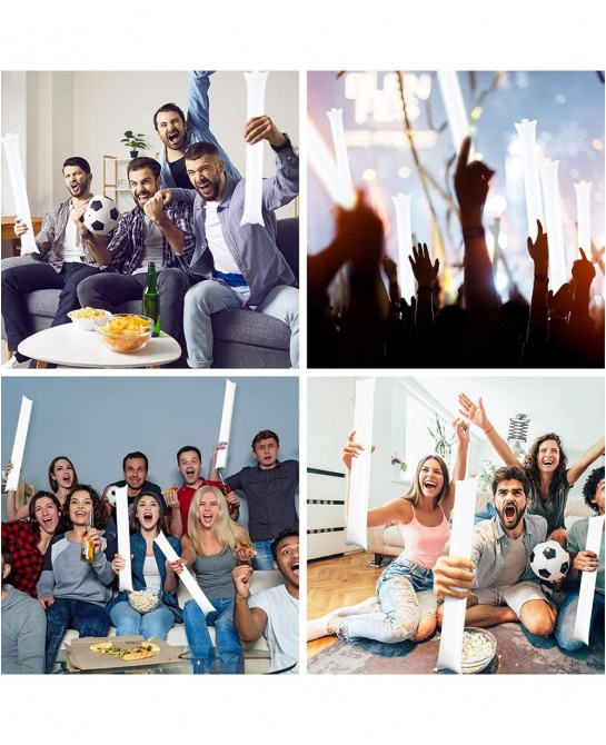 Thunder Sticks Team Spirit Boom Sticks Cheering Noise Makers Plastic Cheerleading Spirit Stick Bam Inflatable Noisemakers Che...