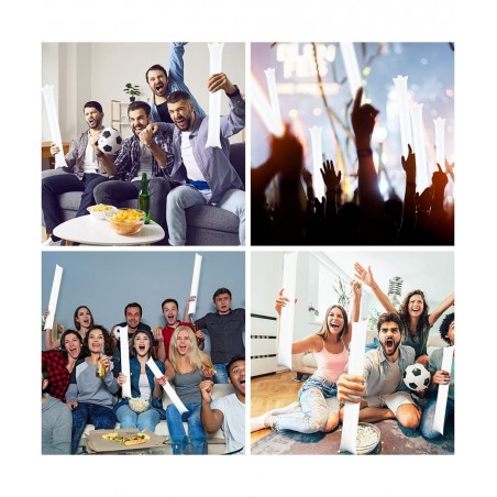 Thunder Sticks Team Spirit Boom Sticks Cheering Noise Makers Plastic Cheerleading Spirit Stick Bam Inflatable Noisemakers Che...