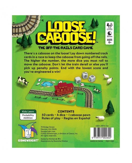 Loose Caboose! The Off-The-Rails Card Game $26.02 Card Games