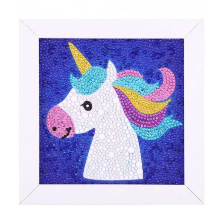 5D Diamond Painting Kits for Kids Wooden Frame Diamond Arts and Crafts for Kids Mosaic Gem Stickers by Number Kits DIY Painti...