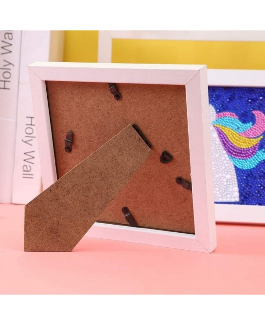 5D Diamond Painting Kits for Kids Wooden Frame Diamond Arts and Crafts for Kids Mosaic Gem Stickers by Number Kits DIY Painti...