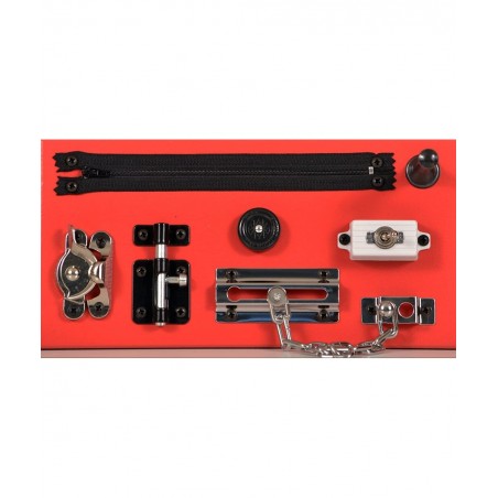 Memory Loss & Alzheimer's Dementia Fidget Board Activity Center New Compact Size: 11 inches x 5 inches RED $86.63 Fidget Toys