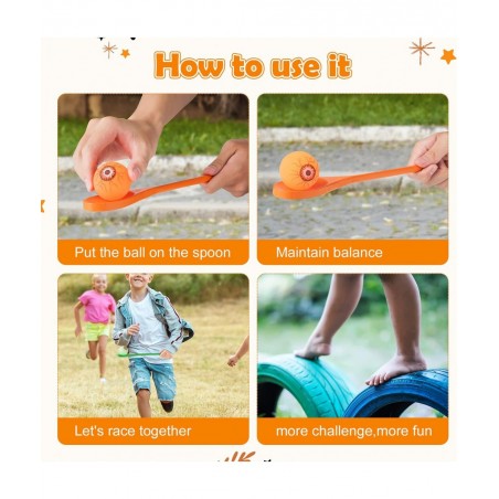 Halloween Carnival Party Game Halloween Spoon eyeball Race Game for kids Halloween Outdoor Games School Classroom Activities ...