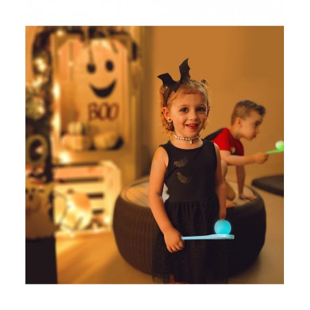 Halloween Carnival Party Game Halloween Spoon eyeball Race Game for kids Halloween Outdoor Games School Classroom Activities ...