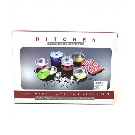 JOYSAE Play Kitchen Pots and Pans Set Kids Kitchen Set with Stainless Steel Cookware Playset Kitchen Pretend Toys for Kids $3...