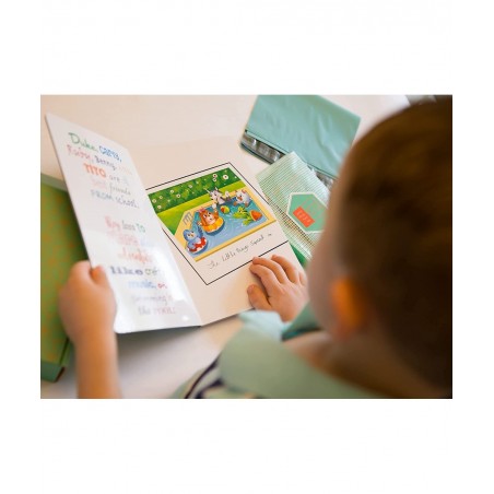 Pen Pal Kit for Kids - – Duke The Dog | Includes: Board Book Stamps Envelopes | Letter Writing Decorating Creative Toy Gift f...