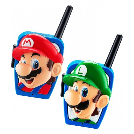 Super Mario Bros Walkie Talkies Kids Toys Long Range Two Way Static Free Handheld Radios Designed for Indoor or Outdoor Games...
