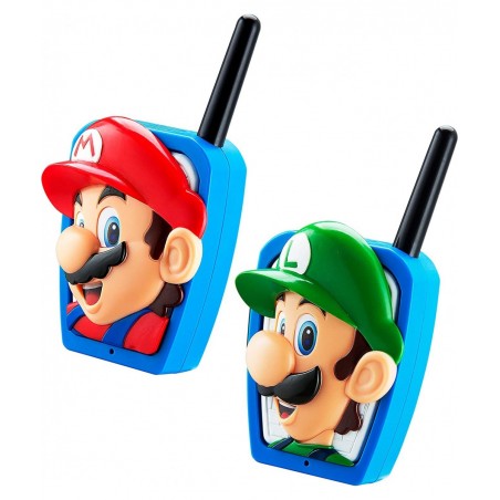 Super Mario Bros Walkie Talkies Kids Toys Long Range Two Way Static Free Handheld Radios Designed for Indoor or Outdoor Games...