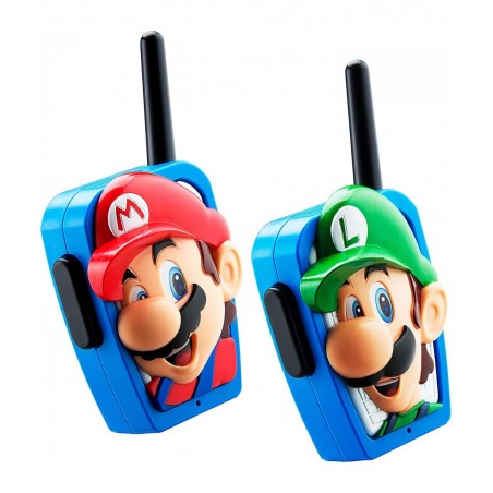 Super Mario Bros Walkie Talkies Kids Toys Long Range Two Way Static Free Handheld Radios Designed for Indoor or Outdoor Games...