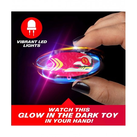 Whipz Duo Micro Racers Toy Cars for Kids - 2pk Mini Keychain Cars Glow in The Dark LED Fast Pocket Racers Fidget Toys 2 Mini ...
