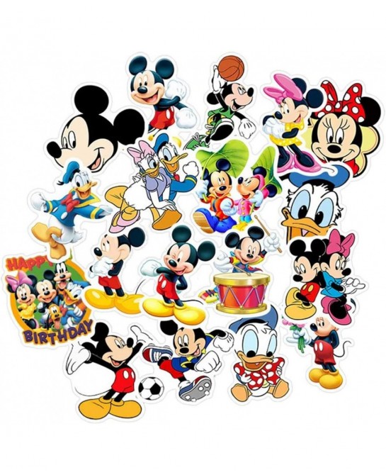 50pcs Vinyl Stickers Waterproof Disney Mickey Minnie Graffiti Decals for Water Bottles Cars Motorcycle Skateboard Portable Lu...